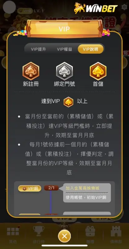 金萬兩娛樂城VIP制度藏有限制！